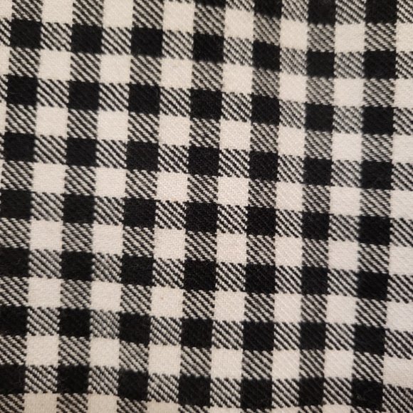 Zara Woven Gingham Check Asymmetric Hem Skirt - Picture 4 of 6